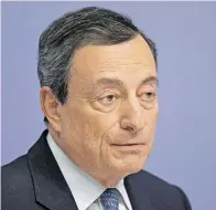  ?? BILD: SN/AP/MICHAEL PROBST ?? EZB-Präsident Mario Draghi.