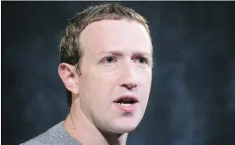  ??  ?? Facebook CEO Mark Zuckerberg has come under fire in recent months.