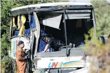  ?? THE CANADIAN PRESS FILES JUSTIN TANG/ ?? Three Chinese tourists were killed and 34 were injured when a bus crashed on Highway 401 east of Kingston in early June. Dr. Charles S. Shaver feels health insurance is needed to cover tourists in Canada.