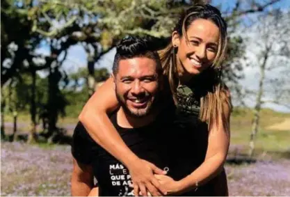  ?? INSTAGRAM ?? Alonso Solís y Deborah Soto en redes parecían muy felices.