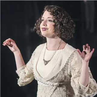  ?? D AV E S I D AWAY/ MO N T R E A L G A Z E T T E ?? Gabi Epstein plays Fanny Brice in Funny Girl, at the Segal Centre. There’s “something vulnerable and childlike” about Epstein, says director Peter Hinton.