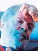  ?? AFP ?? Lula estuvo presente ayer en un mitin de sus seguidores.