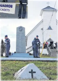  ??  ?? St. Anne’s: Everyone is welcome to join in the annual Remembranc­e Day ceremonies in Membertou.