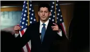  ?? AP PHOTO BY JOSE LUIS MAGANA ?? Speaker of the House Paul Ryan, R-wis. speaks during his weekly news conference on Capitol Hill, Thursday, Sept. 6, in Washington.