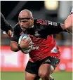  ?? ?? John Afoa turned out for the Crusaders last week, aged 39.