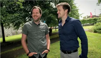  ?? ?? Nutritics founders Ciarán O’Kelly (left) and Damian O’Kelly
