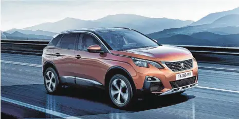  ?? FOTOS: PEUGEOT ?? Der Peugeot 3008 hat einen stolzen Auftritt, ohne klobig zu wirken.