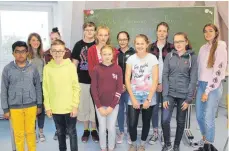  ?? FOTO: SFZ TUTTLINGEN ?? Für diese Schüler geht’s in die nächste Runde bei den Scienceoly­mpiaden.