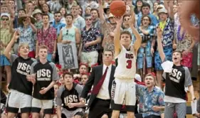  ?? Steph Chambers/Post-Gazette ?? Junior point guard Ethan Dahlem played a big part in Upper St. Clair winning the Bobcat Classic in Greensboro, N.C. last weekend.