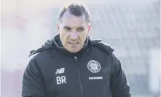  ??  ?? 0 Brendan Rodgers is targeting historic back-to-back trebles.
