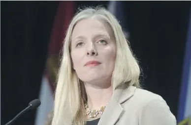  ?? ADRIAN WYLD / THE CANADIAN PRESS ?? Minister of Environmen­t and Climate Change Catherine McKenna was referred to as “Climate Barbie” in a media report last year, deflecting attention from the ministry’s purchase of expensive cars, writes John Ivison.