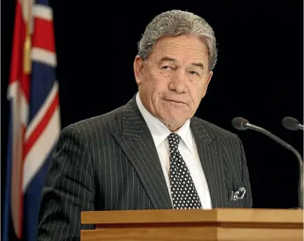  ?? PHOTO: KEVIN STENT/STUFF ?? Winston Peters will be acting prime minister for six weeks. Will that make him exceedingl­y powerful? The answer is yes, and no.