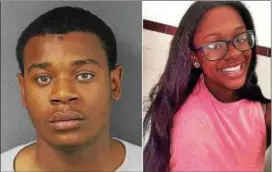  ?? SUBMITTED PHOTOS ?? Peter Charles Jr. (left) has been convicted of murdering 16-year-old Ciony Kirkman (right) in a brazen April 2016 Trenton shooting.