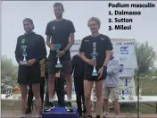  ?? ?? Podium masculin
1. Dalmasso
2. Sutton
3. Milesi