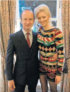  ??  ?? Age-gap: Henry Bolton, 54, and Jo Marney, 25, are now a couple