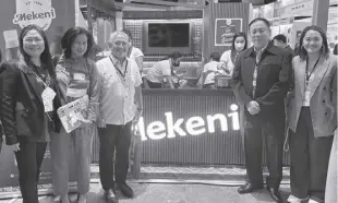  ?? ?? in the photo are (l-r) Mekeni AVP for Hr and Exports Marilou Uy, DTI Trade Promotions Group led by assistant Secretary Glenn Peñaranda, Mekeni President Pruds Garcia, and Mekeni AVP for Marketing kat Gomez-schultz.