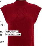  ?? ?? Vest, €280, bamford.com
