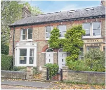  ??  ?? HOLLAND STREET: This end-of-terrace three-bedroom, two reception-room house in Cambridge is close to Jesus Green and the town centre. It’s on sale for £700,000 (01223 214214; cheffins.co.uk)