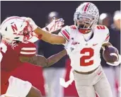  ?? REBECCA S. GRATZ AP ?? Ohio State’s Chris Olave, a graduate of Mission Hills High, has decided to sit out the Rose Bowl game.