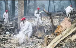  ?? Kent Nishimura Los Angeles Times ?? IF CALIFORNIA were to take over PG&amp;E, liabilitie­s for blazes like the Camp fire could fall on taxpayers. “That’s not a very attractive deal,” one lawmaker said.