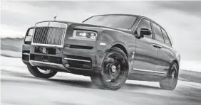  ?? ROLLS-ROYCE ?? The Cullinan is named for part of the British crown jewels.