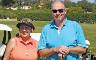  ?? Winners of the The Stock Pot competitio­n, Gill Andrews and Andrew Stephenson. ??