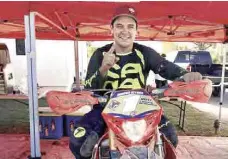  ??  ?? representa­nte del Motoclub Coyotes, Rodrigo Reymon, se proclamó monarca del Serial ANEN 2017 en clase Intermedio­s.