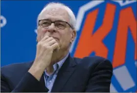  ?? ASSOCIATED PRESS FILE ?? Phil Jackson has been released by the Knicks following a lackluster three-year stint as the team’s president.