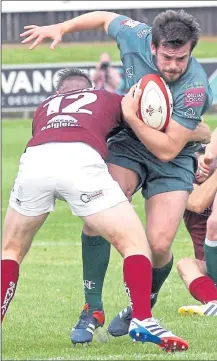  ??  ?? WE KNOW WHAT’S COMING: ‘Gala play with a lot of heart and never give up,’ says Hawick’s Shawn Muir.