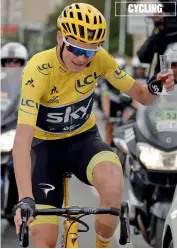  ??  ?? Chris Froome won his fourth Tour de France in July.