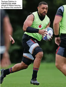 Faletau in full training is a huge boost ahead of Wales’ departure ...