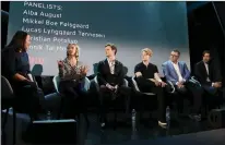  ??  ?? CONNECTING: The cast of ‘The Rain’ talk about their roles on the Danish television show.