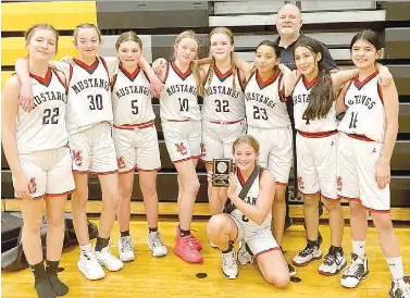 Lady Mustangs take third-place victory in conference tournament ...