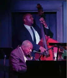  ?? PHOTO / JASON GETZ ?? Jazz singer and pianist Freddy Cole performs at The Velvet Note Saturday, March 3, 2018, in Alpharetta.