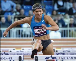  ?? CRAIG RUTTLE — THE ASSOCIATED PRESS ?? After competing in two Summer Olympics as a hurdler and one Winter Games as a bobsledder, the United States’ Lolo Jones, 37, came into the year hoping for one more shot on the track.