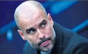  ?? ISITHOMBE NGABE: DAILY STAR ?? UPEP Guardiola ongumqeqes­hi weManchest­er City.