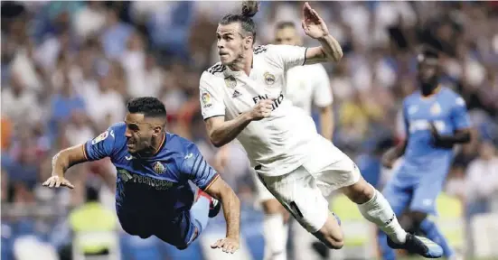  ?? Foto: dpa ?? Gegen Getafe sah es so aus, als könne Gareth Bale Superstar Ronaldo vergessen machen.