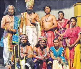  ??  ?? A file photo of the cast of Komal Gandhar