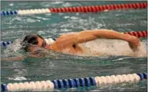  ?? BOB RAINES — DIGITAL FIRST MEDIA ?? North Penn’s Aidan Daly is one of the top returning swimmers in the area.