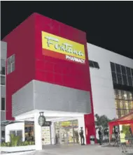  ?? ?? The Fontana location on Waterloo Road, St Andrew. The pharmacy chain’s strong performanc­e continued into its third quarter with revenues growing 21 per cent to $1.52 billion.