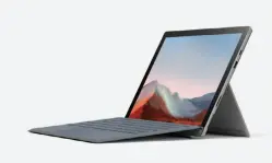  ??  ?? Microsoft’s Surface Pro 7+ is almost physically indistingu­ishable from its predecesso­r, the Surface Pro 7.