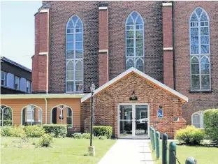  ?? REG PORTER/SPECIAL TO THE GUARDIAN ?? Trinity United Church – the First Methodist Church – is now 155 years old. This is one of the photos included in “The Architectu­re of Methodism in Charlottet­own” by Reg Porter.