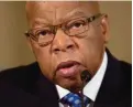  ??  ?? WASHINGTON: In this file photo, Rep. John Lewis, D-Ga. testifies on Capitol Hill in Washington. —AP