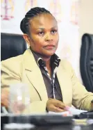  ?? Picture: Gallo Images ?? SCRUTINISE­D. Public Protector Busisiwe Mkhwebane is under AfriForum’s microscope.