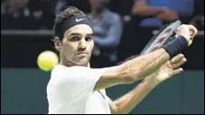  ?? AFP ?? Roger Federer beat Philipp Kohlschrei­ber for the 13th time.