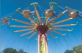  ?? LAKE COUNTY FAIR ?? Carnival rides are a staple at county fairs, including the Lake County Fair.