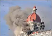  ??  ?? Terror at the Taj in Mumbai: The protagonis­t in this thriller is a survivor of 26/11 and harbours great rage. HINDUSTAN TIMES