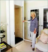  ??  ?? Futuristic: A home lift is easily fitted and affordable