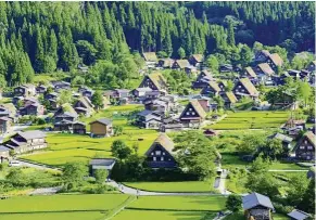  ??  ?? Experience the charm and beauty of the scenic country village of shirakawag­o, a unesco World heritage site.