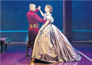  ?? JEREMY DANIEL ?? Jose Llana and Elena Shaddow in The King and I at the Princess of Wales Theatre until Aug. 12.